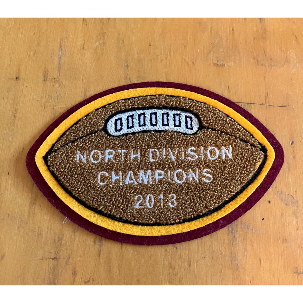 North Division Champions Varsity Patch Maroon 2013 Football